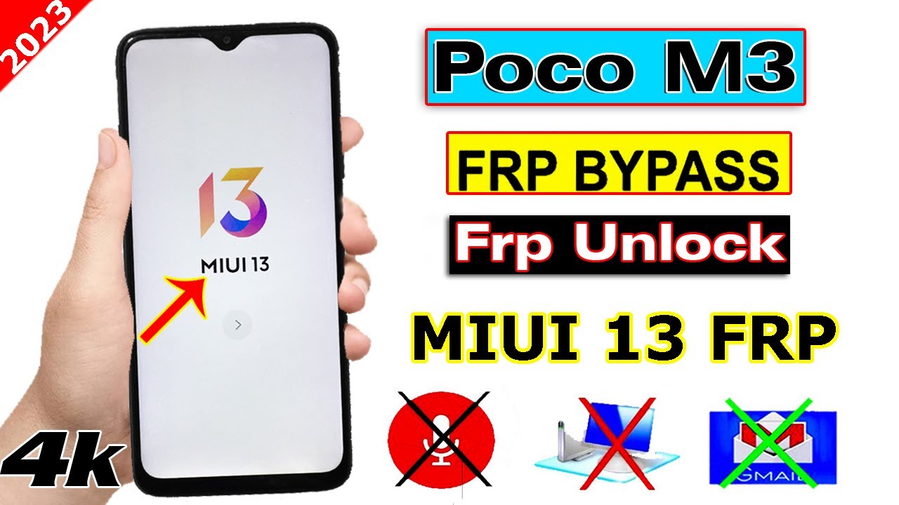 Poco M3 Frp Bypass Miui 13 | Google Account Bypass Miui Poco M3 Frp Bypass Miui 13 | Google Account Bypass Miui
