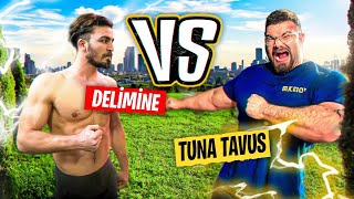 KATANA KILICI İLE HER ŞEYİN İÇİNDEN GEÇTİK! l DELİMİNE vs TUNA TAVUS