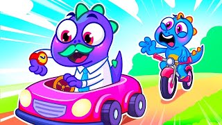 Daddy Dino Is Busy Caring For Baby Dino Nursery Rhymes By Vocavoca Karaoke