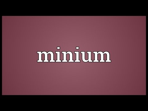 Header of minium