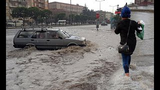Sağanak Bu Kez De Yozgatı Vurdu, Ortaya Bu Görüntüler Çıktı