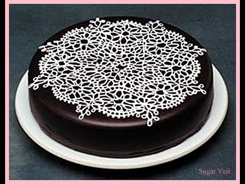 Watch Come realizzare Pizzi di zucchero Tutorial ,SugarVeil Edible Lace Cake,