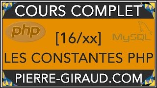 Cours Complet Php Mysql 16 - Les Constantes Php