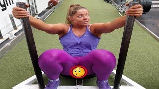FUNNIEST FEMALE GYMNASTIC MOMENTS - WORKOUT FAILS COMPILATION 2017
