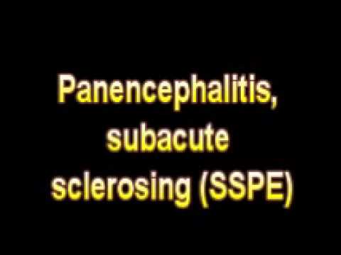 Header of panencephalitis