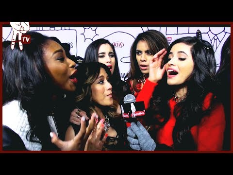 FIFTH HARMONY wants to rap with EMINEM and SINGS ED SHEERAN in the shower! YTMA Red Carpet Interview