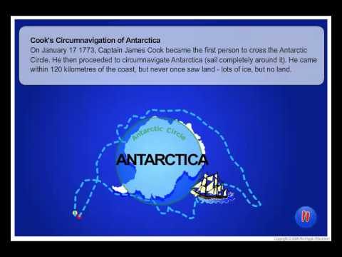 Captain Cook Circumnavigates Antarctica