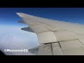 ✈ United Boeing 777 Wing Flex Inflight Heavy Turbulence