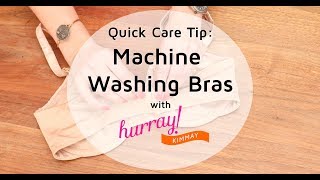 How to Machine Wash Bras - Quick Care Tip with Hurray Kimmay