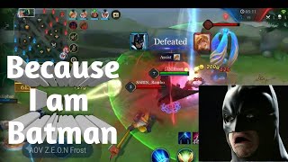 Because I am Batman... #AOV #ROV #펜타스톰 #LiênQuânMobile #傳說對決 #伝説対決