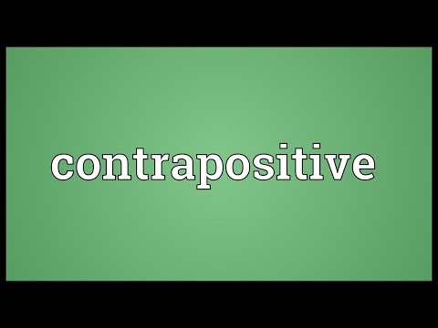 Header of contrapositive