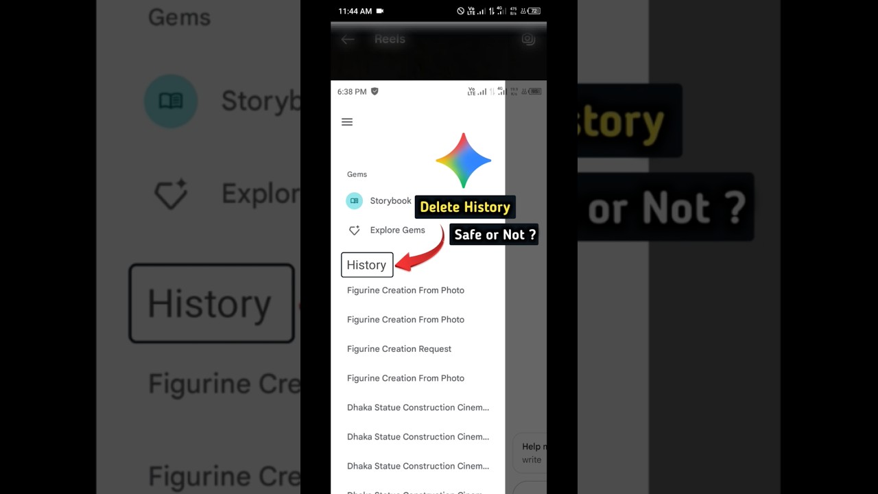Gemini Ai Se Photo Kaise Delete Kare | Gemini Ai History Gemini Ai Se Photo Kaise Delete Kare | Gemini Ai History
