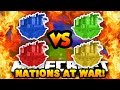 Minecraft NATIONS AT WAR! (New Map, Conquer Enemy Capitals &amp; ...