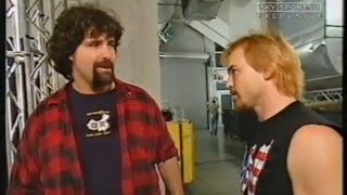 Wwe Mick Foley & Spike Dudley Backstage Raw 2003