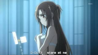 Sword Art Online - Asuna is confused (and getting undressed)