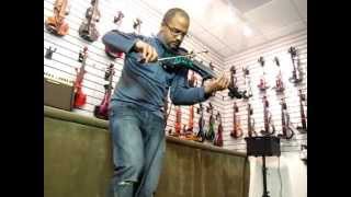 Daniel Bernard Roumain Improvisation with Effects at Electric Violin Shop