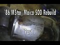 1986 MStar (Maico) 500 Rebuild Part 1