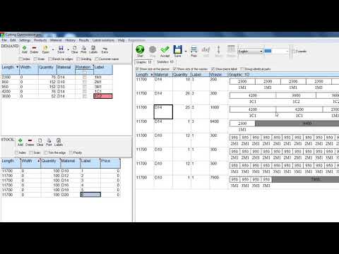 CẮT THÉP TỐI ƯU "CUTTING OPTIMIZATION".