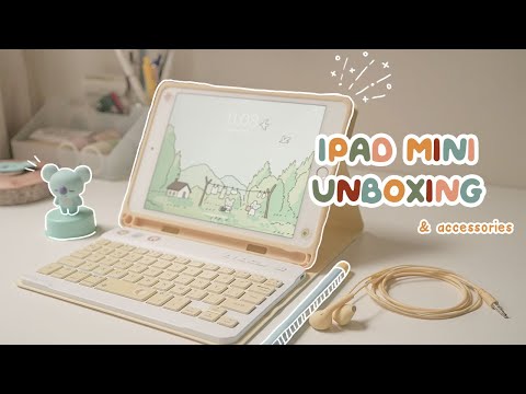 IPAD UNBOXING 🍳 ipad mini 5 in 2021, accessories & decor | Indonesia