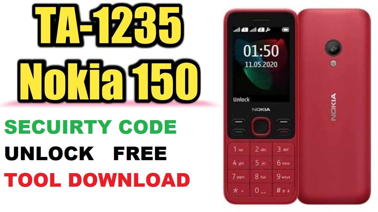 Nokia 150 2020 TA 1235 security code RESET FREE TOOL Nokia 150 2020 TA 1235 security code RESET FREE TOOL