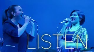 Katrina Velarde & Alyssa Quijano - Listen The Musichall Metrowalk October 13, 2018