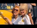 Hilarious interview! Ab Fab's Eddie and Patsy carry Olympic flame