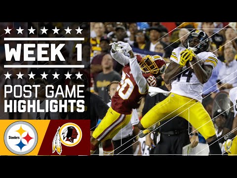 Steelers Vs Redskins Nfl Week 1 Game Highlights Steelers Vs Redskins Nfl Week 1 Game Highlights