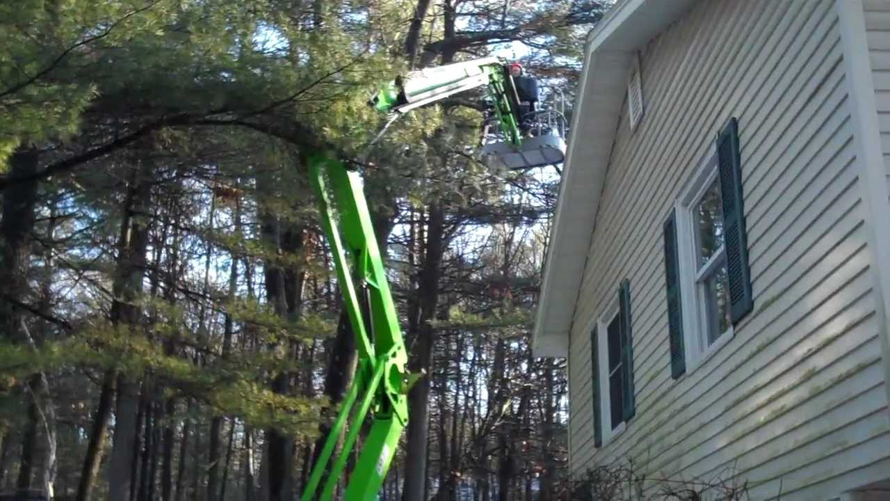 Tree Trimming Service With Portable Nifty Lift, Nashua NH YouTube
