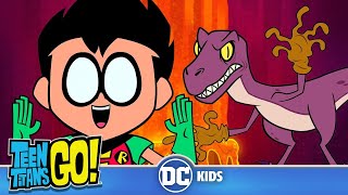 Teen Titans Go! | Dino Fight! | DC Kids