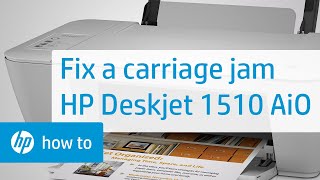 01. Fixing A Carriage Jam - HP Deskjet 1510 All-in-One Printer