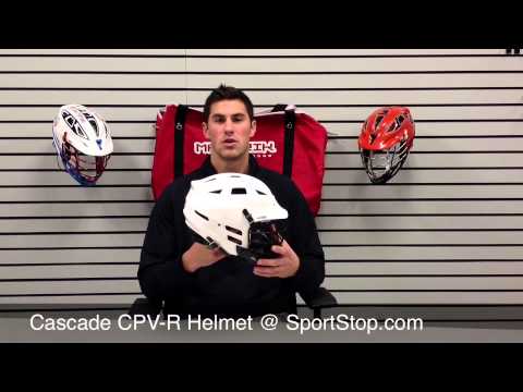 Black / Red Cascade CPV-R Lacrosse Helmet 