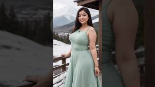 4K Ai Lookbook Amazing Plus Size Indian Model Life Style Beautiful Fashion Photoshoot