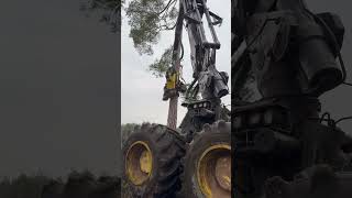 How To See The Strength Of The 1270G Harvester #Harvester #Johndeere #Viral #Wood #Viral #Trending