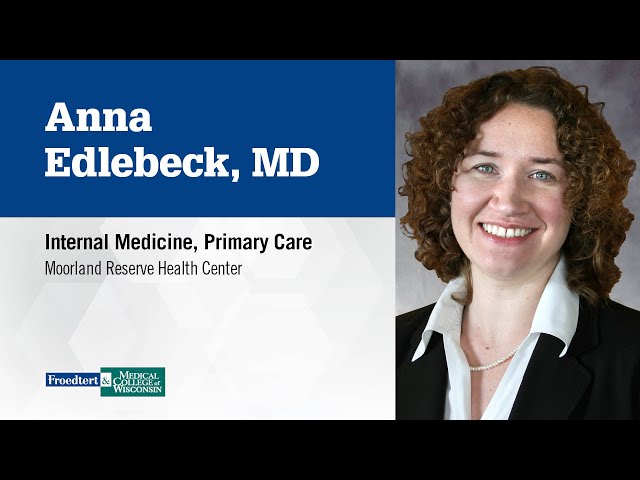 Watch Dr. Anna Edlebeck, internal medicine physician on YouTube.