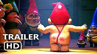 SHERLOCK GNOMES Official Trailer (2018) Johnny Depp Animation, Kids Movie HD