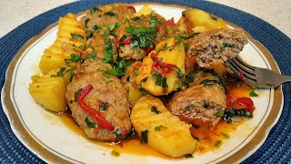 Tez Tez Hazirladigim Ləzzətli Yemək Qazan Kotleti.вкусый Ужин Или Обед.