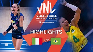 ITA vs. BRA - Highlights Final | Women's VNL 2022