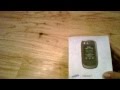 Foto pequena unboxing do Samsung convoy 2