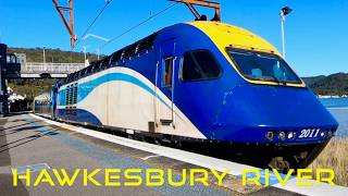 Trains On The Nsw Short North Mainline - At Hawkesbury River
