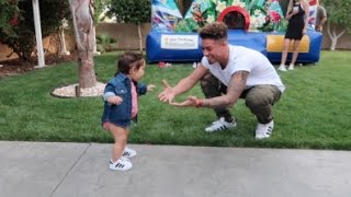 BABY'S FIRST STEPS!!! (10 MONTHS OLD)