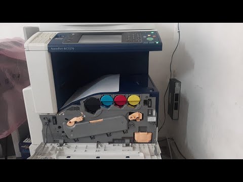 Cara mudah Bongkar Developer Bersihkan LPH dan isi Tinta Developer Xerox Apeos Port-Iv C 5570