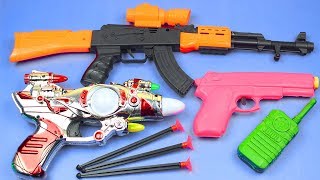 Box Full Of Toys with Realistic Police Military Toy Guns Equipment for Kids - Toy Guns Toys for Kids