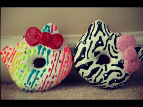 My deco Hello Kitty Doughnut!! - YouTube