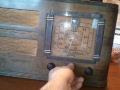 rca wooden radio with magic eye tube
