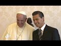 Del Papa, el Presidente de México: libertad religiosa y narc