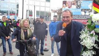Michael Stürzenberger 21.10.2022 Berlin Alexanderplatz Teil 1