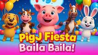Pigj Fiesta Baila Baila Fun Bilingual Kids Song In English & Spanish
