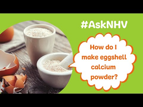 #AskNHV​: The Easiest Eggshell Calcium Powder Recipe EVER!