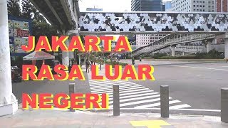 City Tour Jalan Kaki di Trotoar dan JPO Dukuh Atas Sudirman, Serasa Bukan di Jakarta