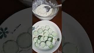Cocomber With Salad Dressingmiss Kurdapya